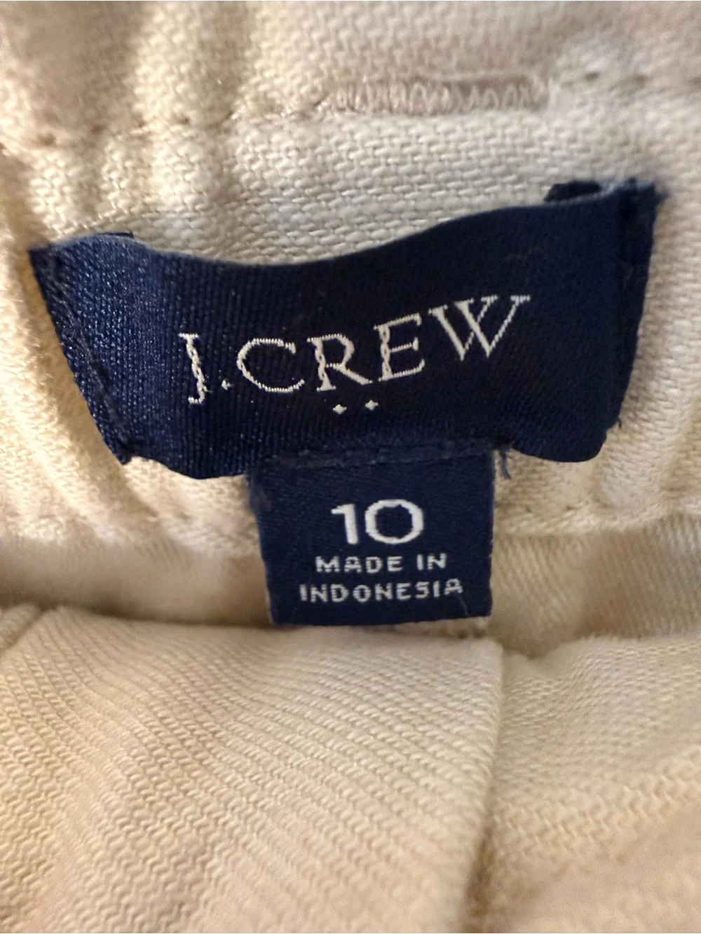 J. Crew | NWT 100% Cotton Cropped Wide Leg Paper Bag Pants | Sz 10